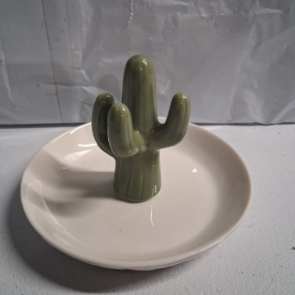 Cactus Ring and Jewelry Dish Holder